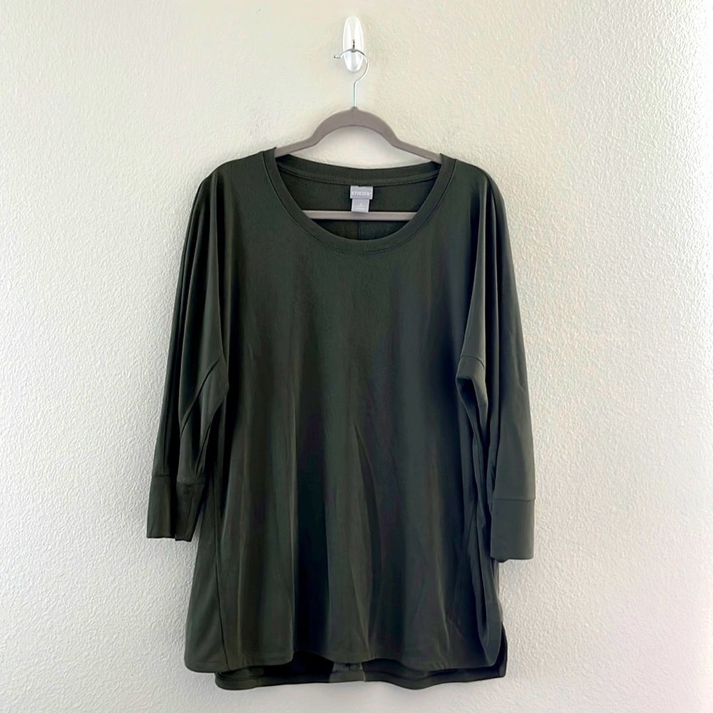 Chico’s knit tunic sz 3X